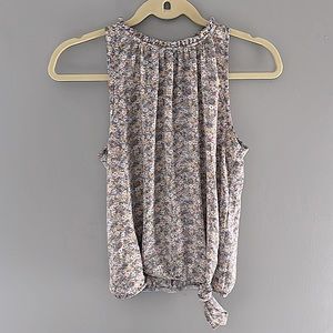 Floral Sleeveless blouse